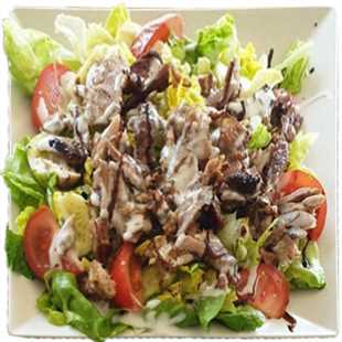 Salat mit Gyros